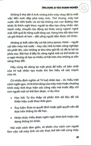 Ứng Dụng Ai Vào Doanh Nghiệp: Những Bài Giảng Của Giáo Tiến Về Nhân Tố Thay Đổi Cuộc Chơi Trong Kỉ Nguyên Mới - Hoàng Nam Tiến 