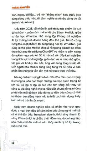  Ứng Dụng Ai Vào Doanh Nghiệp: Những Bài Giảng Của Giáo Tiến Về Nhân Tố Thay Đổi Cuộc Chơi Trong Kỉ Nguyên Mới - Hoàng Nam Tiến 