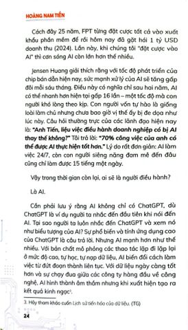  Ứng Dụng Ai Vào Doanh Nghiệp: Những Bài Giảng Của Giáo Tiến Về Nhân Tố Thay Đổi Cuộc Chơi Trong Kỉ Nguyên Mới - Hoàng Nam Tiến 