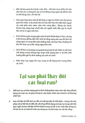  Combo 2 Quyển Green Smoothies - Giảm Cân, Làm Đẹp Da, Tăng Cường Sức Đề Kháng Với 7 Ngày Uống Sinh Tố Xanh + Eat Clean - Ăn Sạch Sống Khỏe - Emma Phạm 