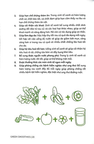  Combo 2 Quyển Green Smoothies - Giảm Cân, Làm Đẹp Da, Tăng Cường Sức Đề Kháng Với 7 Ngày Uống Sinh Tố Xanh + Eat Clean - Ăn Sạch Sống Khỏe - Emma Phạm 
