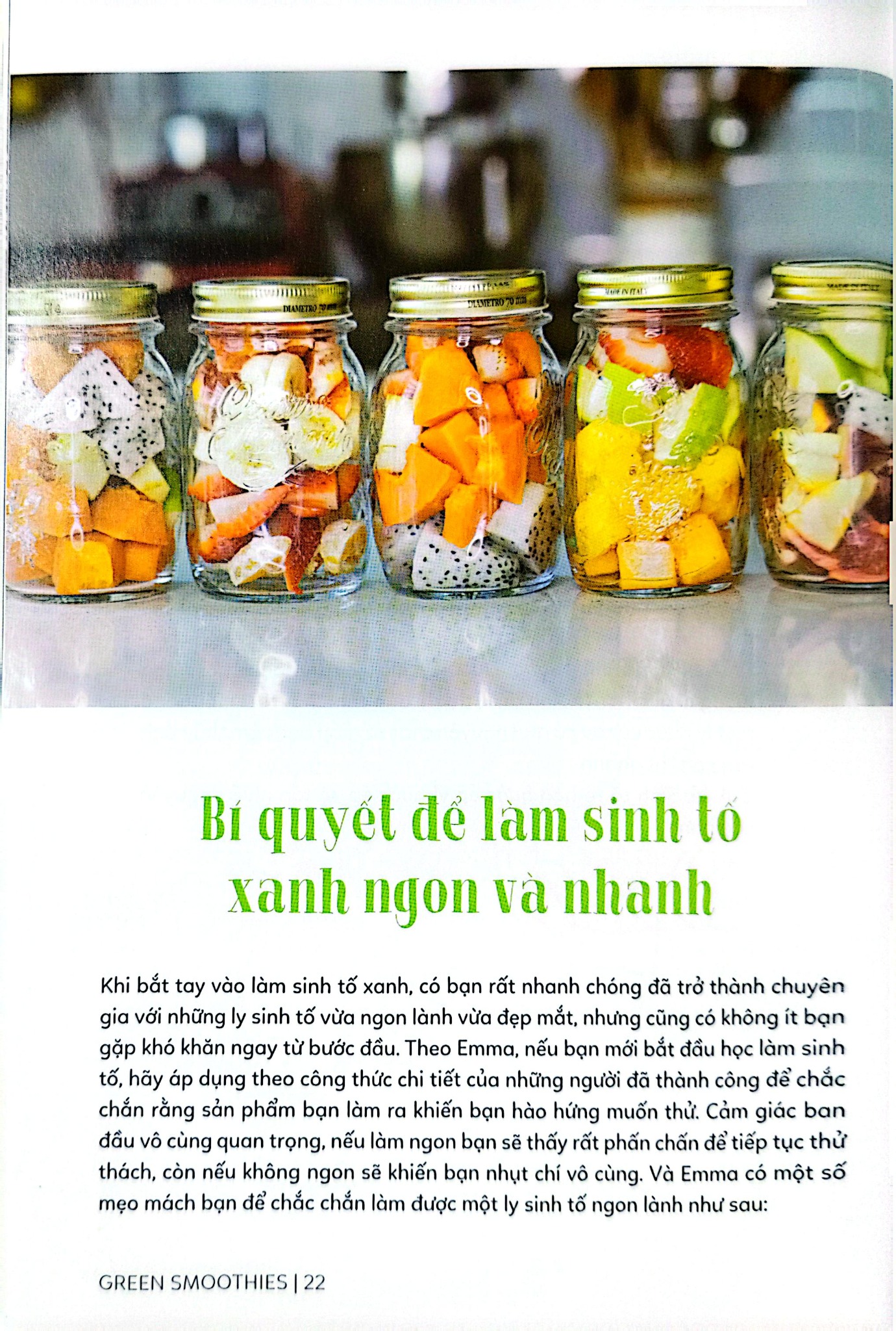 Combo 2 Quyển Green Smoothies - Giảm Cân, Làm Đẹp Da, Tăng Cường Sức Đề Kháng Với 7 Ngày Uống Sinh Tố Xanh + Eat Clean - Ăn Sạch Sống Khỏe - Emma Phạm