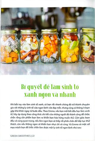  Combo 2 Quyển Green Smoothies - Giảm Cân, Làm Đẹp Da, Tăng Cường Sức Đề Kháng Với 7 Ngày Uống Sinh Tố Xanh + Eat Clean - Ăn Sạch Sống Khỏe - Emma Phạm 