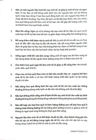  Combo 2 Quyển Green Smoothies - Giảm Cân, Làm Đẹp Da, Tăng Cường Sức Đề Kháng Với 7 Ngày Uống Sinh Tố Xanh + Eat Clean - Ăn Sạch Sống Khỏe - Emma Phạm 