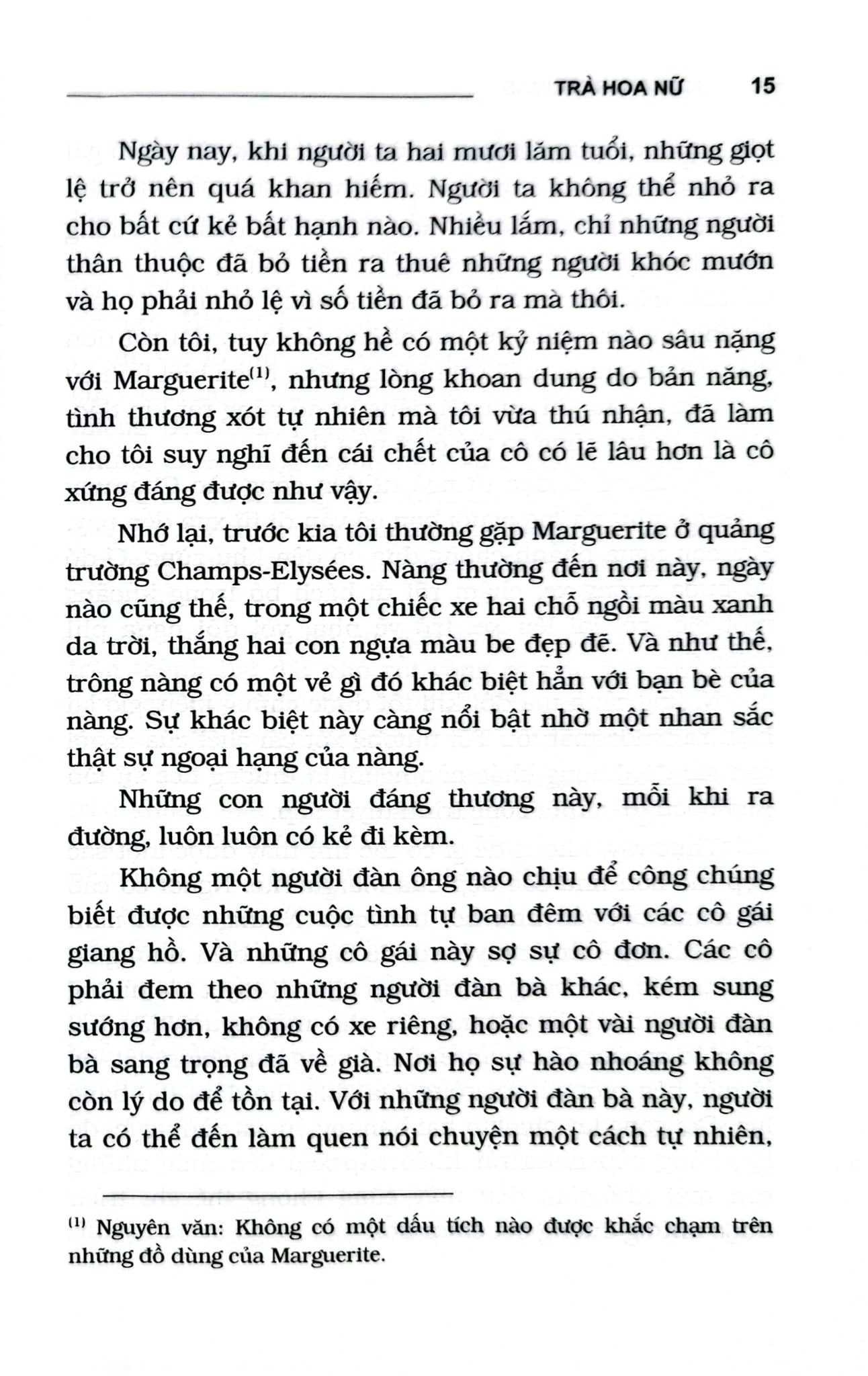 Trà Hoa Nữ  - Alexandre Dumas
