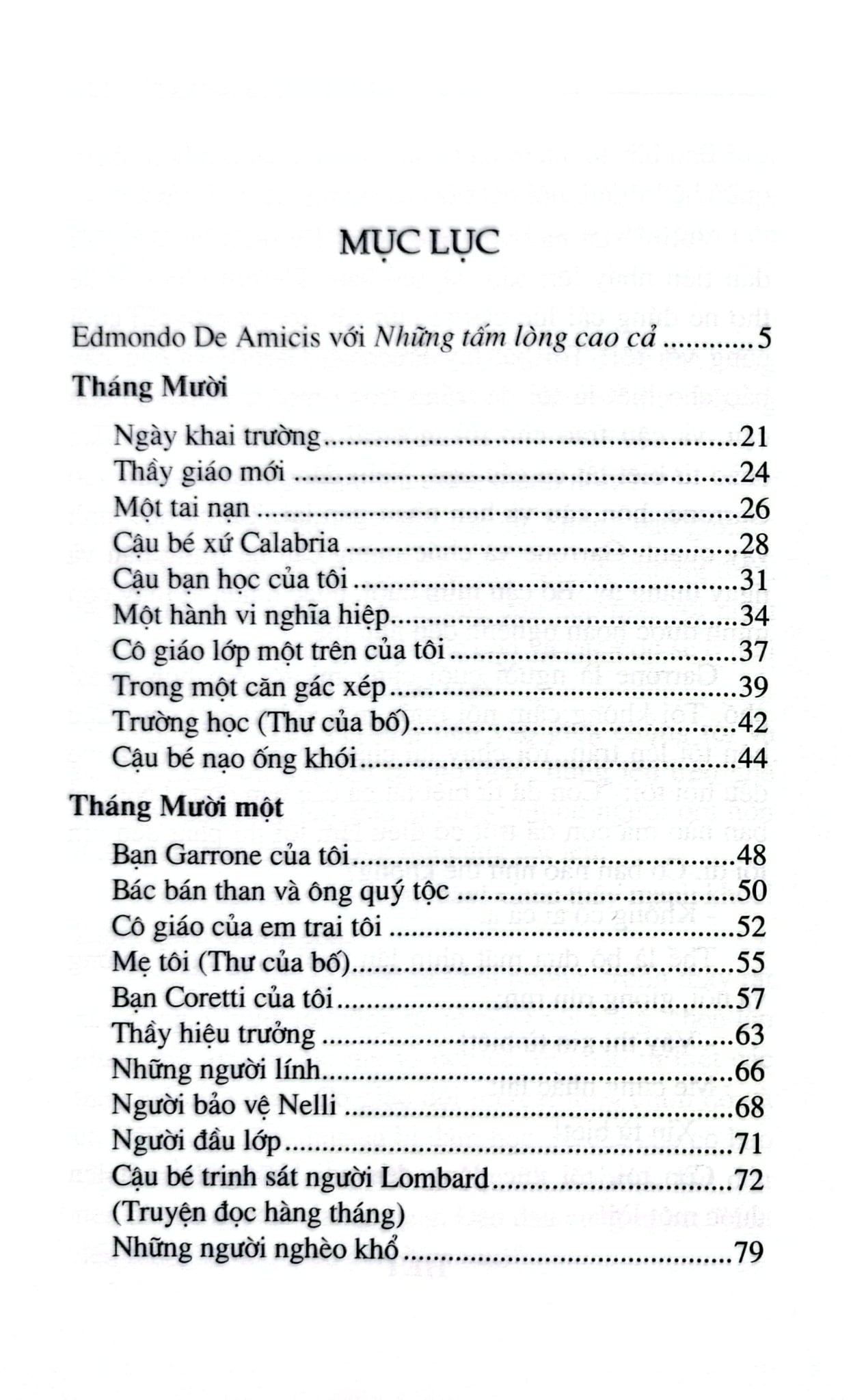 Những Tấm Lòng Cao Cả - Edmondo De Amicis