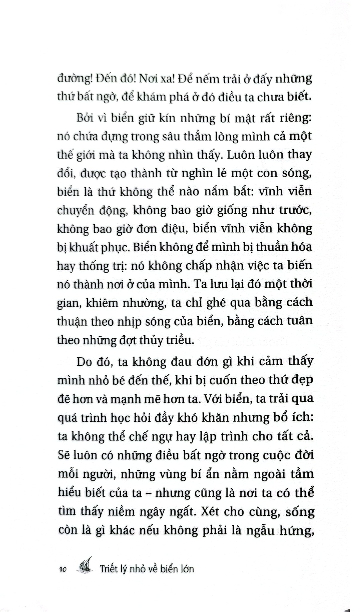 Triết Lý Nhỏ Về Biển Lớn - Laurence Devillairs