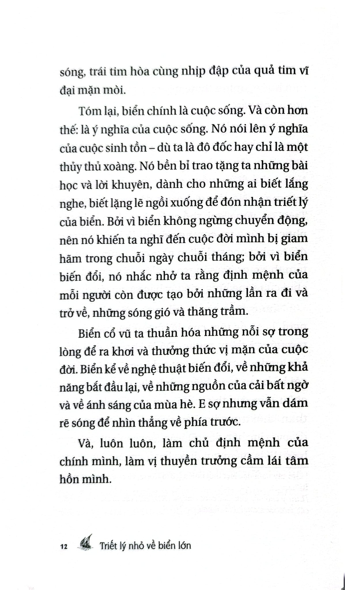 Triết Lý Nhỏ Về Biển Lớn - Laurence Devillairs