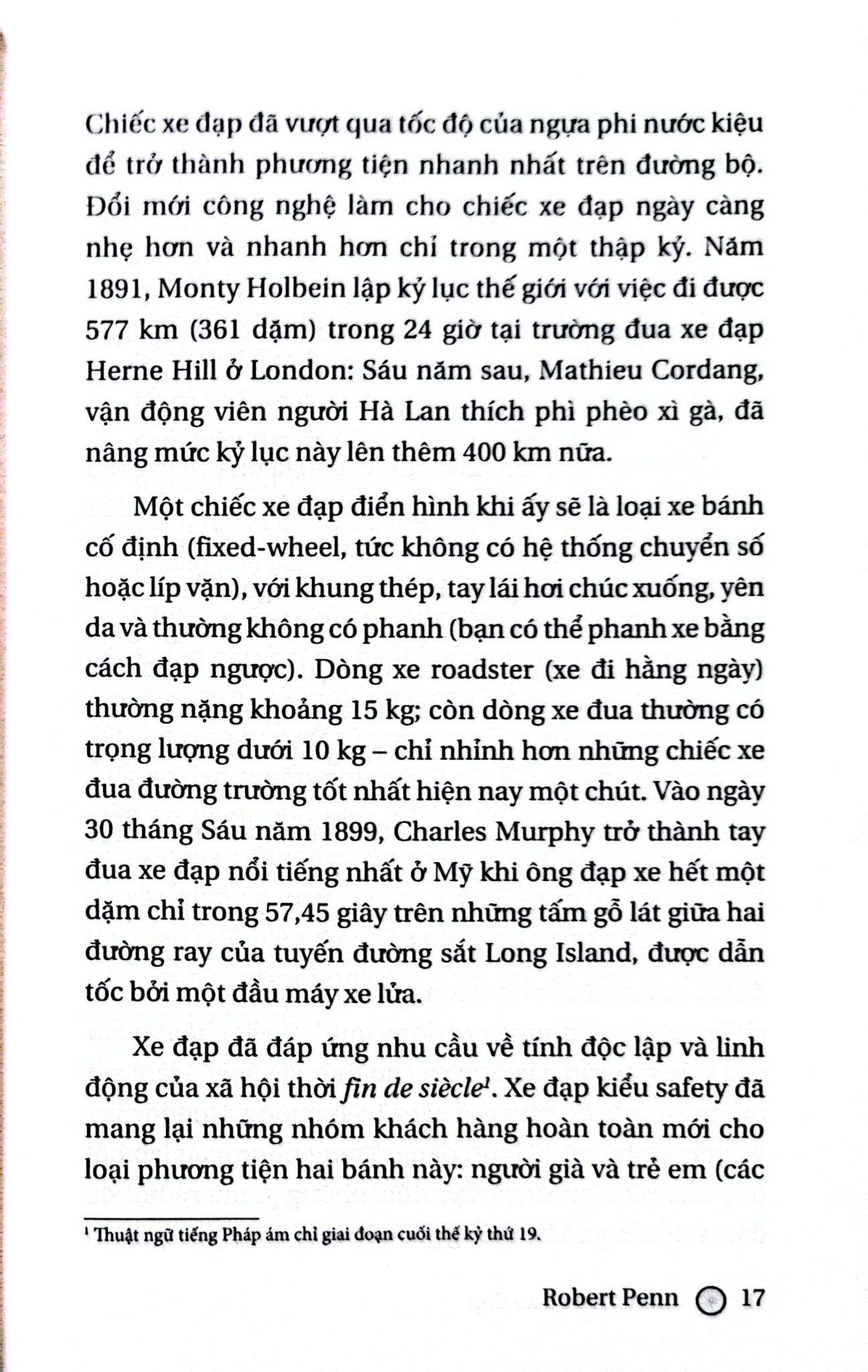 Biên Niên Sử Xe Đạp - Robert Penn