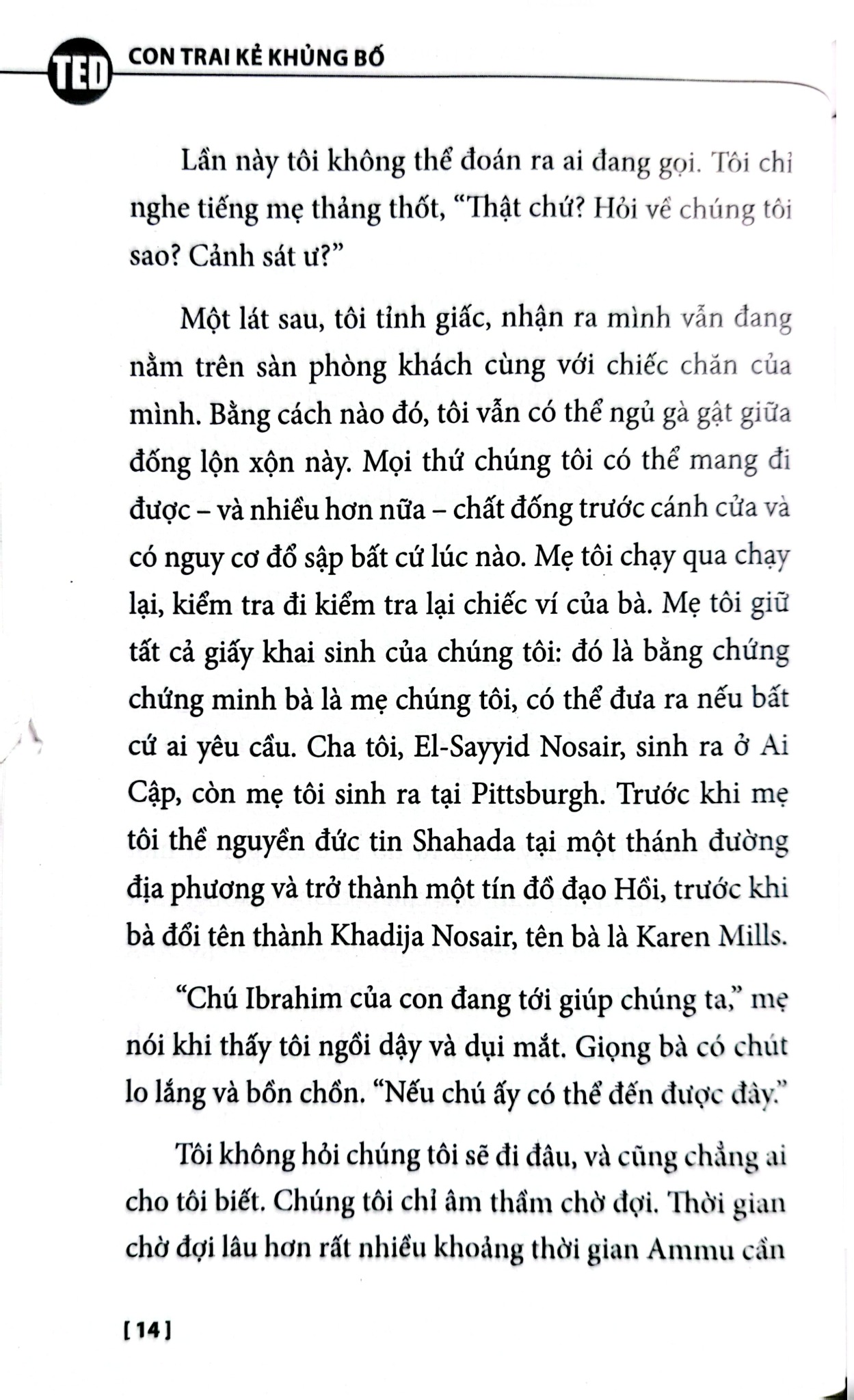 Tedbooks - Con Trai Kẻ Khủng Bố - Zak Ebrahim