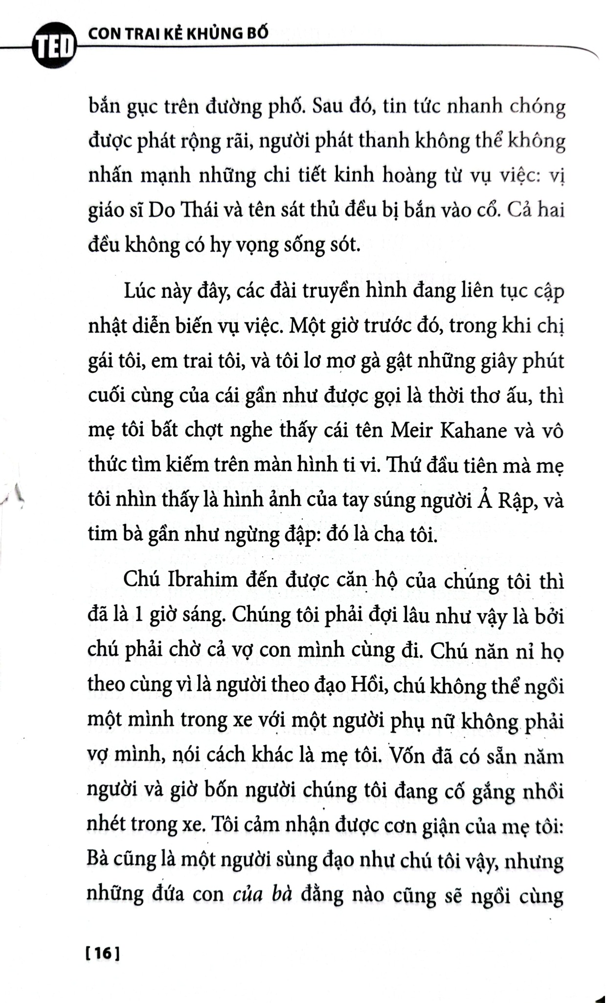 Tedbooks - Con Trai Kẻ Khủng Bố - Zak Ebrahim