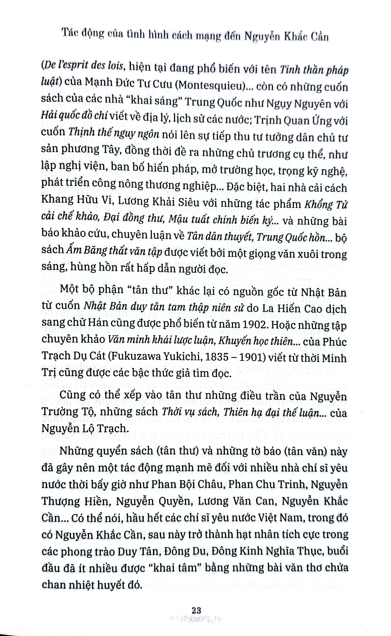 Chí Sĩ Nguyễn Khắc Cần Trong Phong Trào Yêu Nước Đầu Thế Kỷ XX - Nguyễn Mạnh Tấn