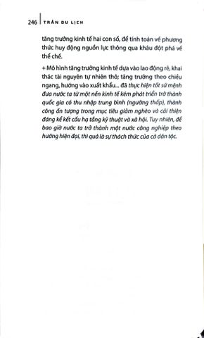  Ký ức niềm tin và khát vọng - Hành trình nhận thức về mô hình phát triển kinh tế Việt Nam - TS. Trần Du Lịch 