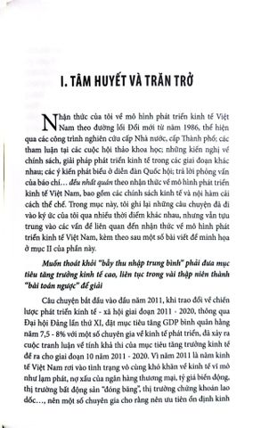  Ký ức niềm tin và khát vọng - Hành trình nhận thức về mô hình phát triển kinh tế Việt Nam - TS. Trần Du Lịch 