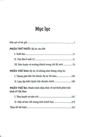  Ký ức niềm tin và khát vọng - Hành trình nhận thức về mô hình phát triển kinh tế Việt Nam - TS. Trần Du Lịch 