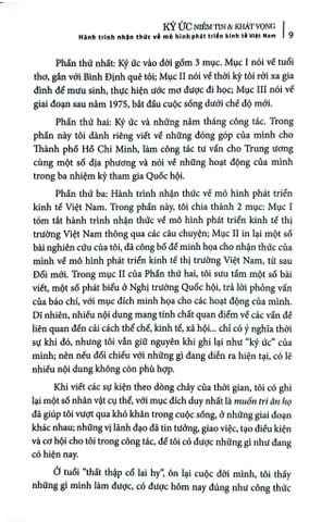  Ký ức niềm tin và khát vọng - Hành trình nhận thức về mô hình phát triển kinh tế Việt Nam - TS. Trần Du Lịch 