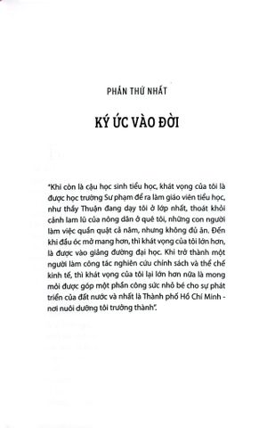  Ký ức niềm tin và khát vọng - Hành trình nhận thức về mô hình phát triển kinh tế Việt Nam - TS. Trần Du Lịch 