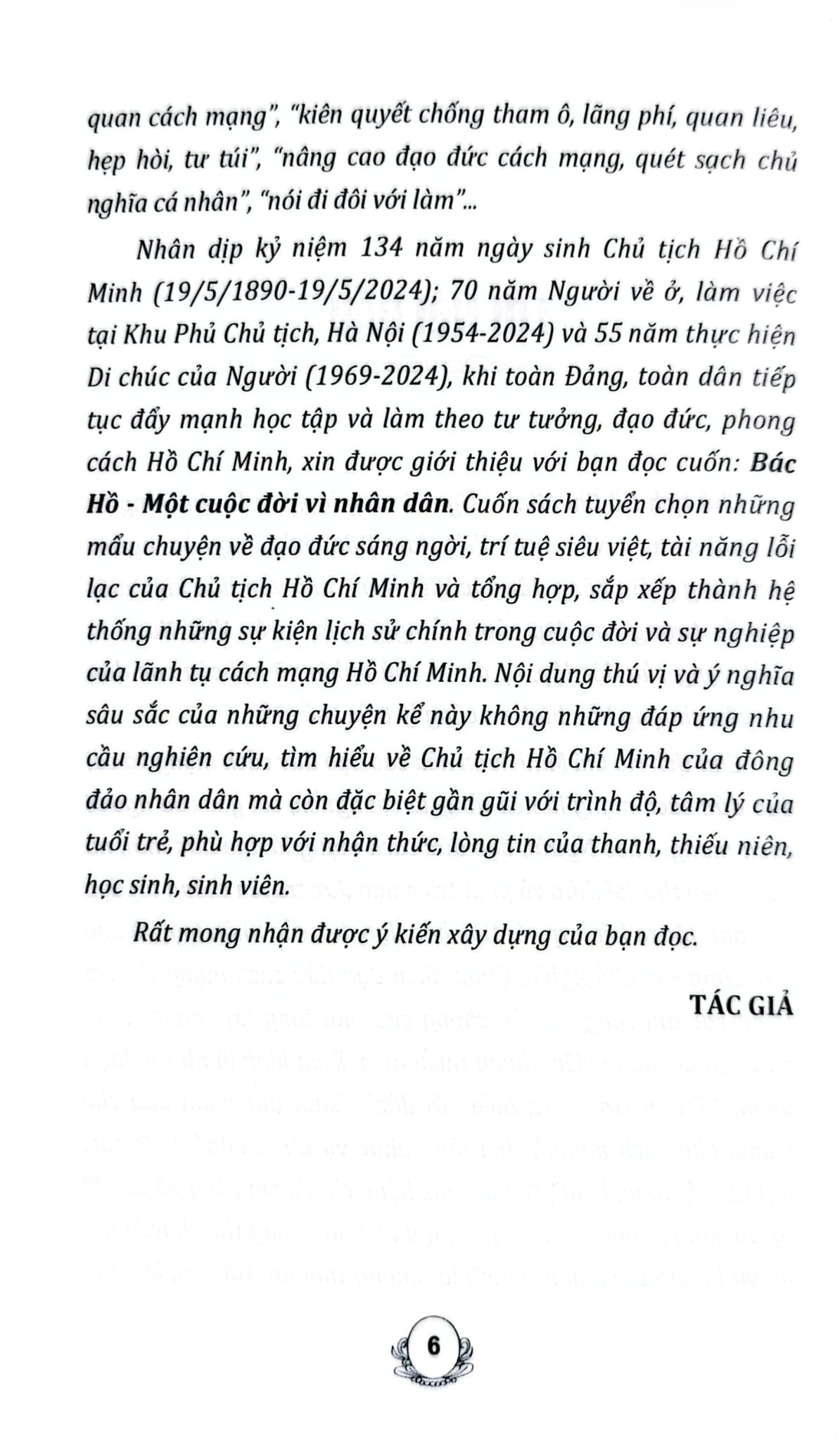 Chủ Tịch Hồ Chí Minh Với Cuộc Hành Trình Của Thời Đại - Bác Hồ, Một Cuộc Đời Vì Nhân Dân  - Đỗ Hoàng Linh