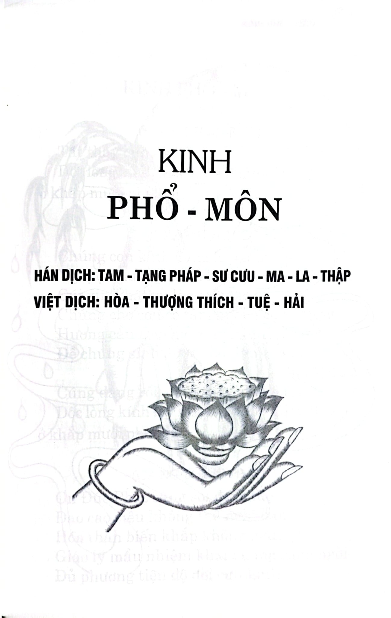 Kinh Chú Thường Tụng - Giáo Hội Phật Giáo Việt Nam