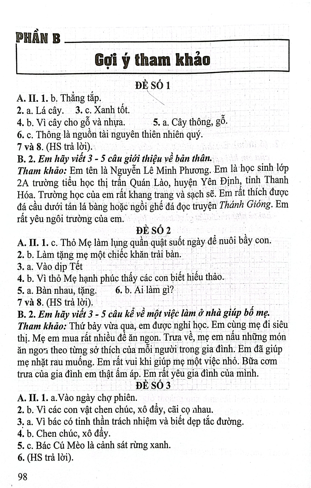 Bộ Đề Kiểm Tra Môn Tiếng Việt Lớp 2 (Bám Sát Sgk Kết Nối Tri Thức Với Cuộc Sống) - Lê Thị Nương