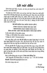 Bộ Đề Kiểm Tra Môn Toán Lớp 2 (Bám Sát Sgk Kết Nối Tri Thức Với Cuộc Sống) - Lê Thị Nương
