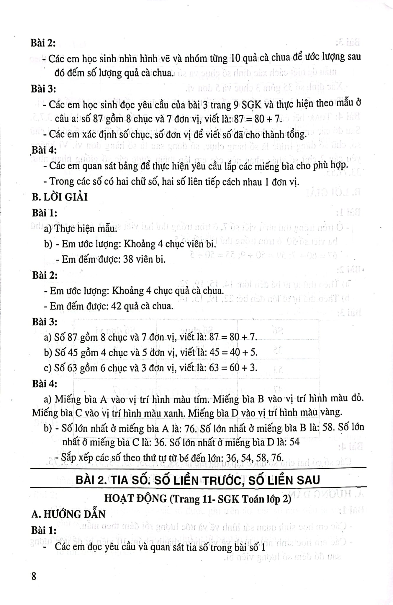 Bài Giảng Và Hướng Dẫn Học Toán 2 - Tập 1 (Bám Sát Sgk Kết Nối Tri Thức Với Cuộc Sống) - Lê Thị Nương