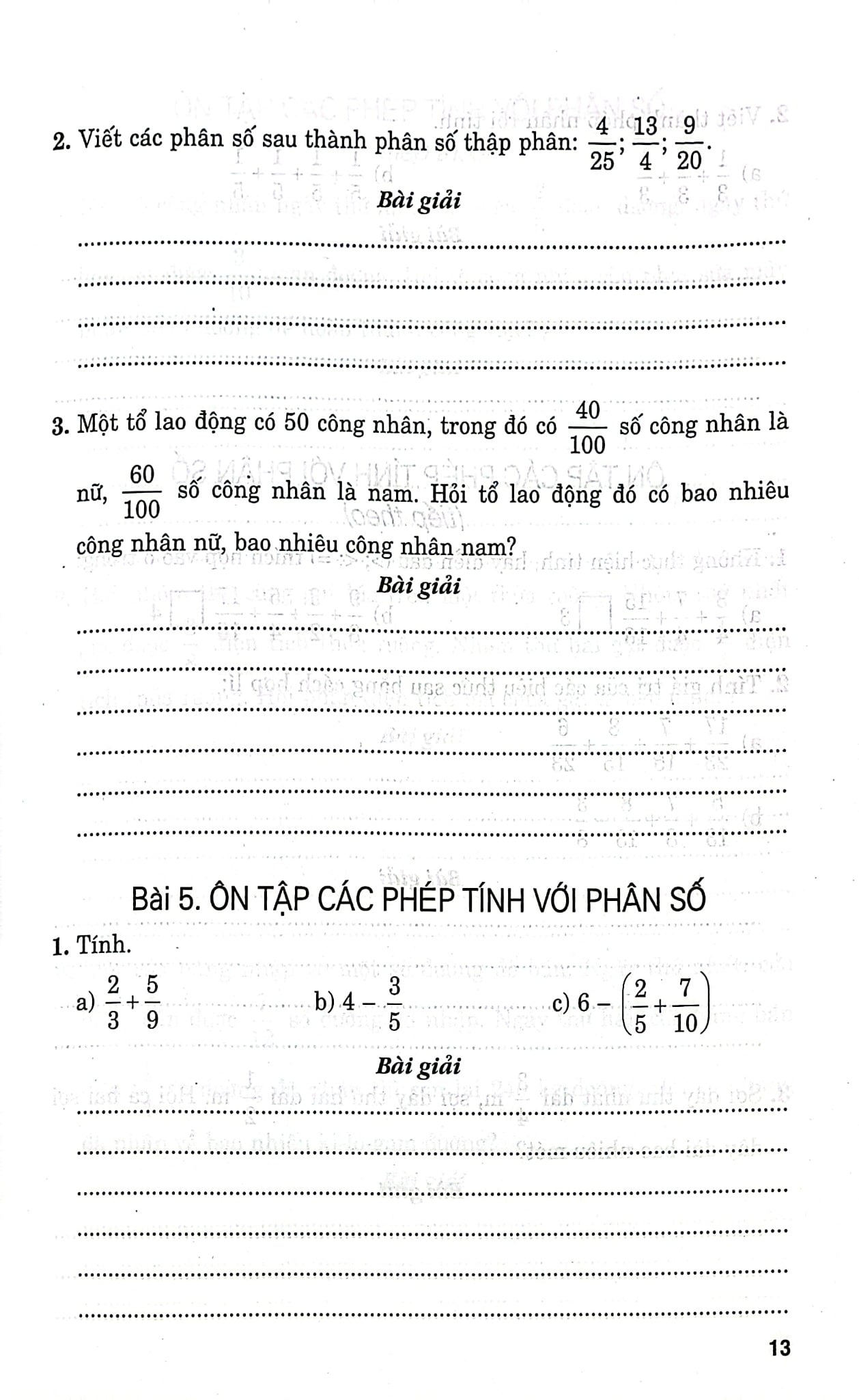 Vở Bài Tập Nâng Cao Toán 5 - Tập 1 (Bám Sát Sgk Kết Nối Tri Thức Với Cuộc Sống) - Nguyễn Đức Tấn