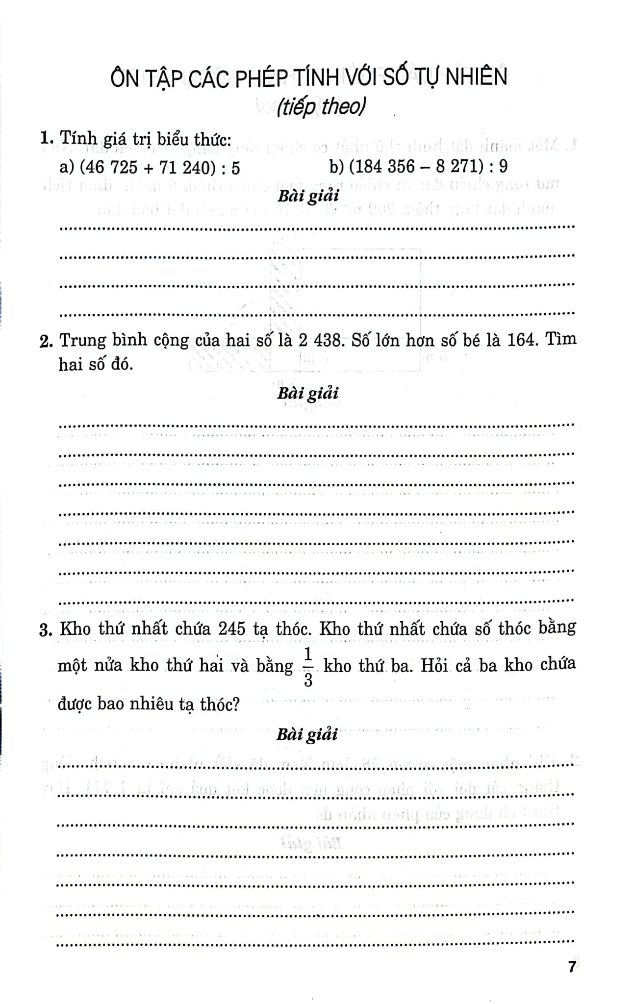 Vở Bài Tập Nâng Cao Toán 5 - Tập 1 (Bám Sát Sgk Kết Nối Tri Thức Với Cuộc Sống) - Nguyễn Đức Tấn