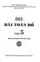 501 Bài Toán Đố Lớp 5 (Dùng Chung Cho Các Bộ Sgk Hiện Hành) - Phạm Đình Thực
