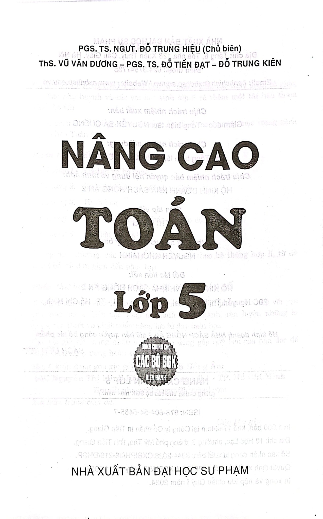 Nâng Cao Toán Lớp 5 (Dùng Chung Cho Các Bộ Sgk Hiện Hành) - Đỗ Trung Hiệu