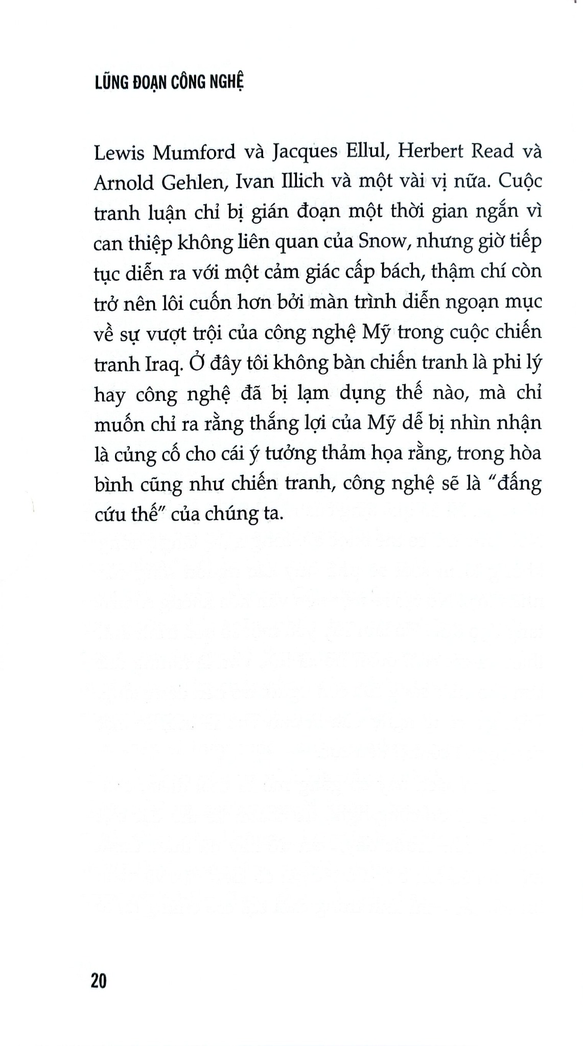 Lũng Đoạn Công Nghệ - Neil Postman