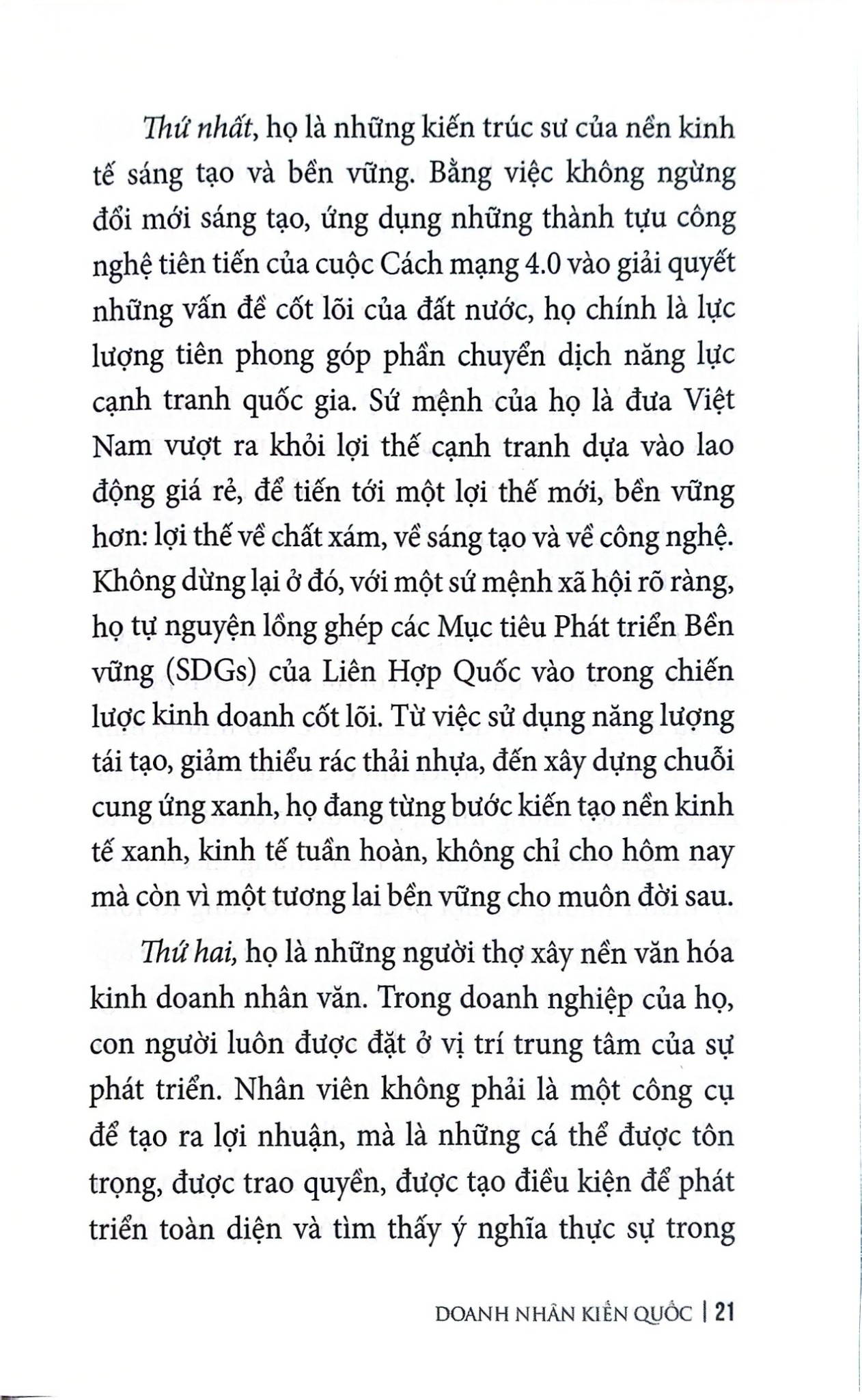 Doanh Nhân Kiến Quốc - 
Minh Hương