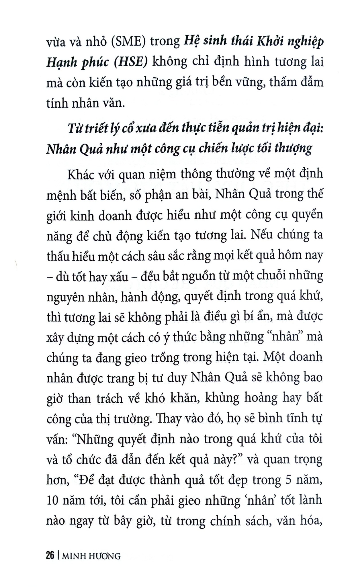 Doanh Nhân Kiến Quốc - 
Minh Hương