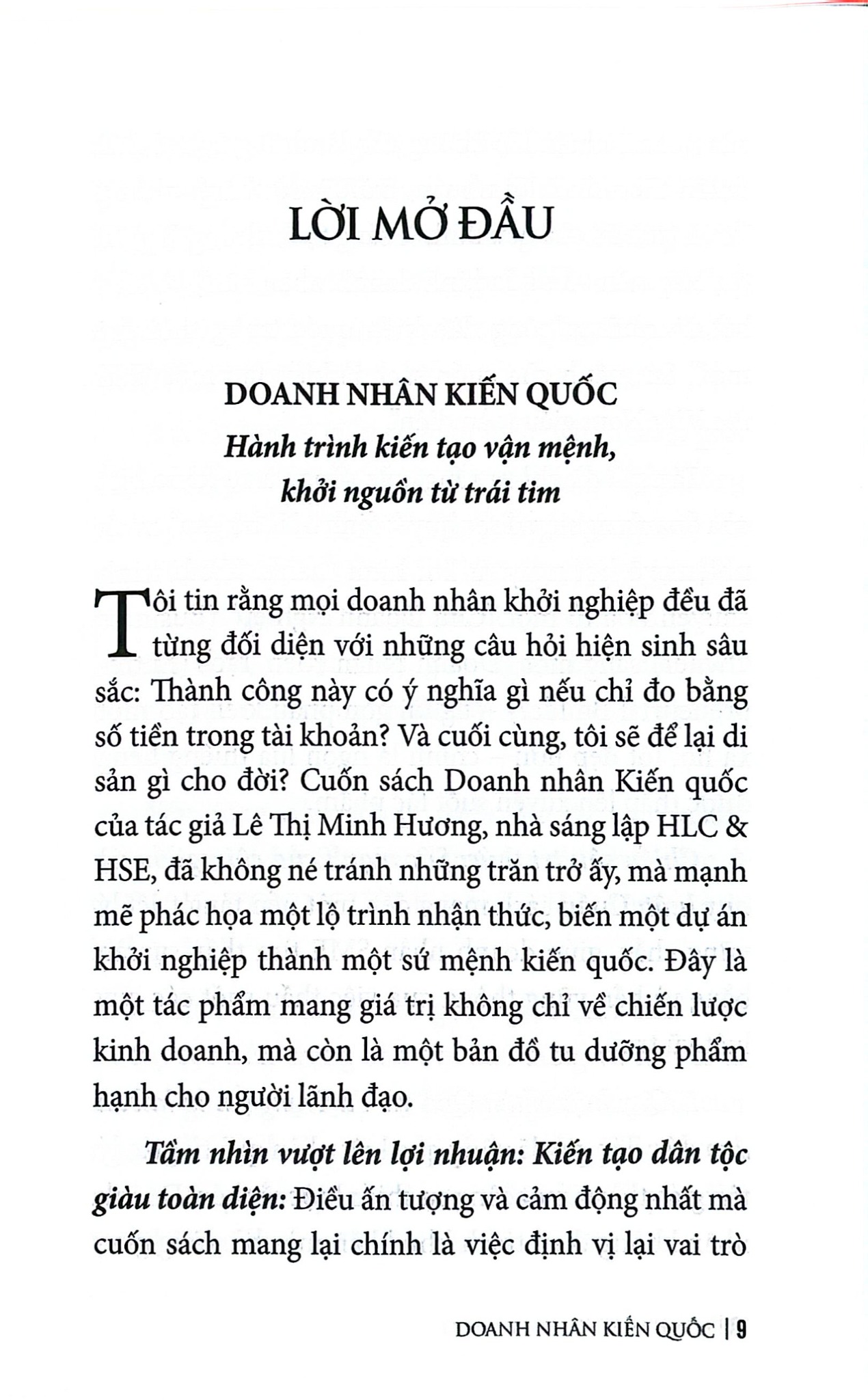 Doanh Nhân Kiến Quốc - 
Minh Hương