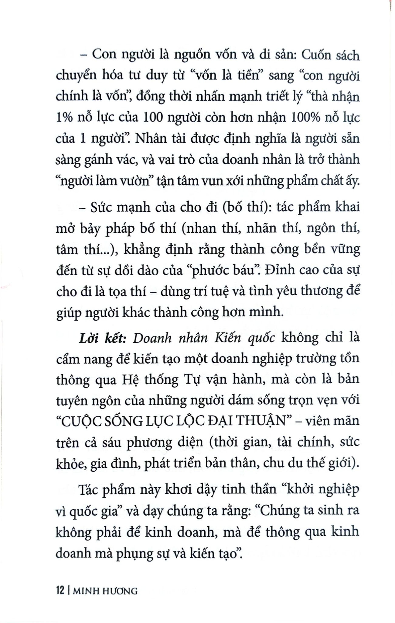 Doanh Nhân Kiến Quốc - 
Minh Hương