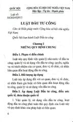 Luật Đầu Tư Công Năm 2024 (NXBLĐ) - Quốc Hội