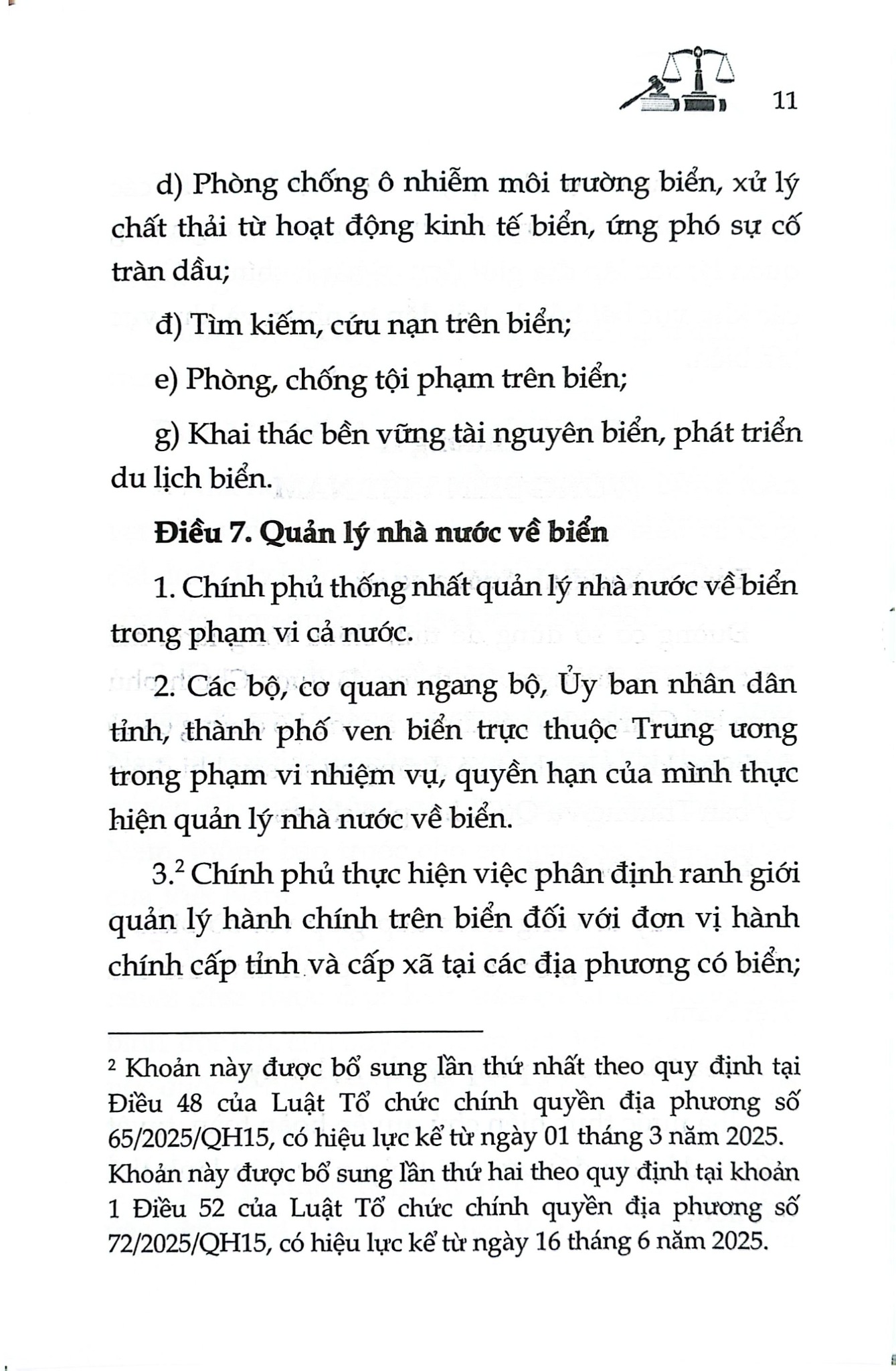 Luật Biển Việt Nam ( Sửa Đổi, Bổ Sung Năm 2025) (NXBLĐ) - Quốc Hội