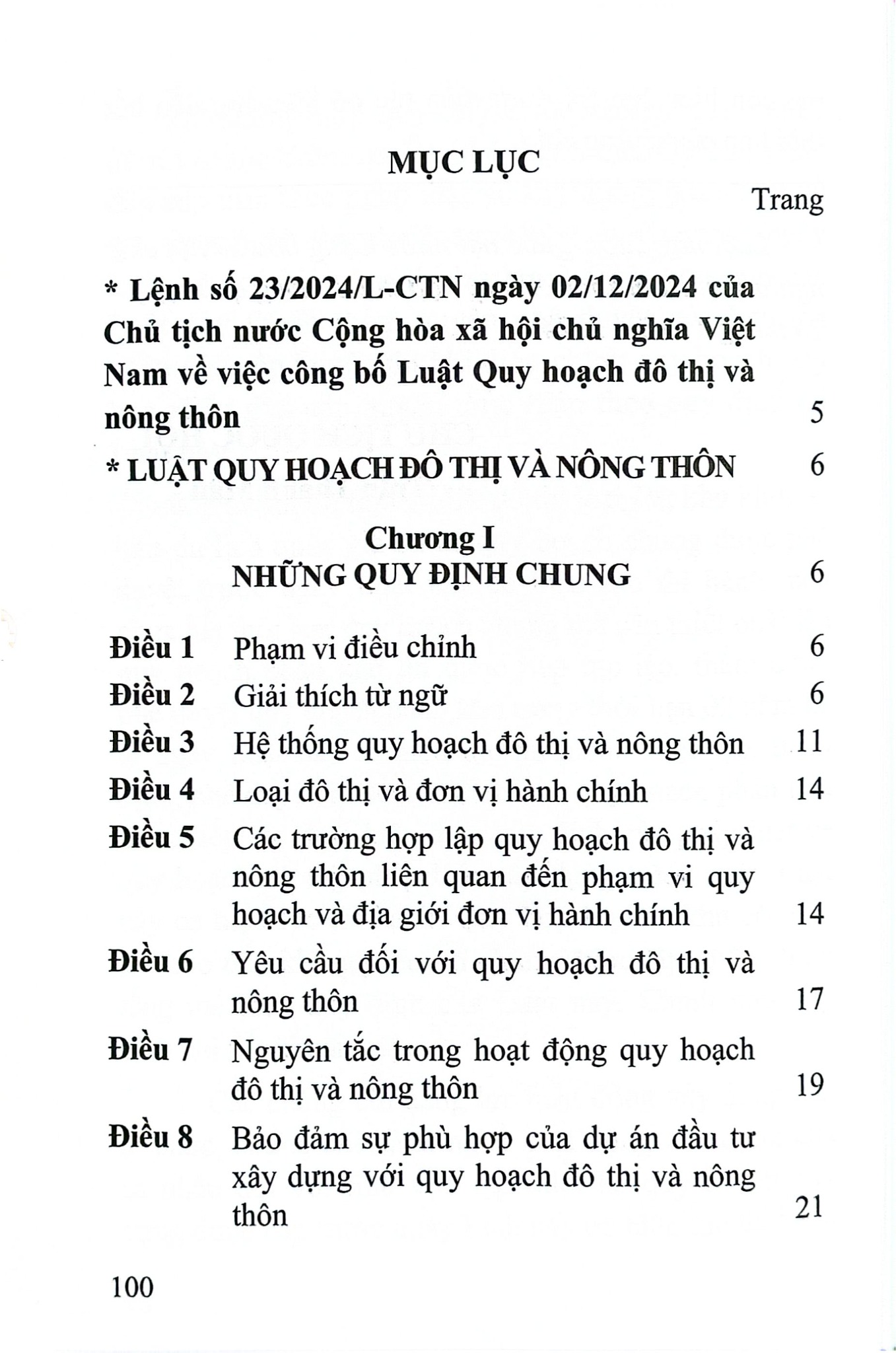 Luật Quy Hoạch Đô Thị Và Nông Thôn Năm 2024 (NXBLĐ) - Quốc Hội