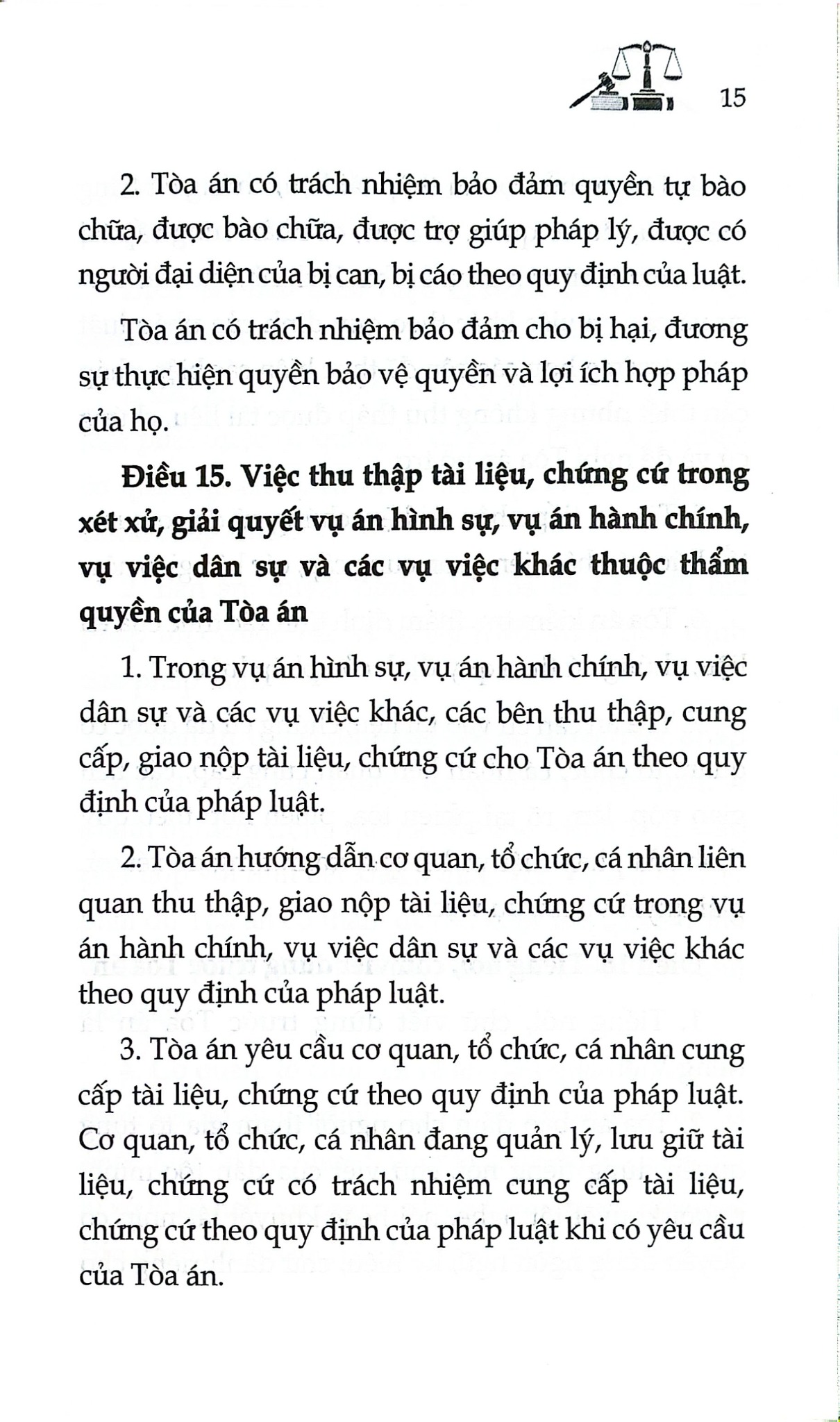 Luật Tổ Chức Tòa Án Nhân Dân Năm 2024 ( Sửa Đổi, Bổ Sung Năm 2025) (NXBLĐ) - Quốc Hội