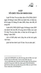 Luật Tổ Chức Tòa Án Nhân Dân Năm 2024 ( Sửa Đổi, Bổ Sung Năm 2025) (NXBLĐ) - Quốc Hội