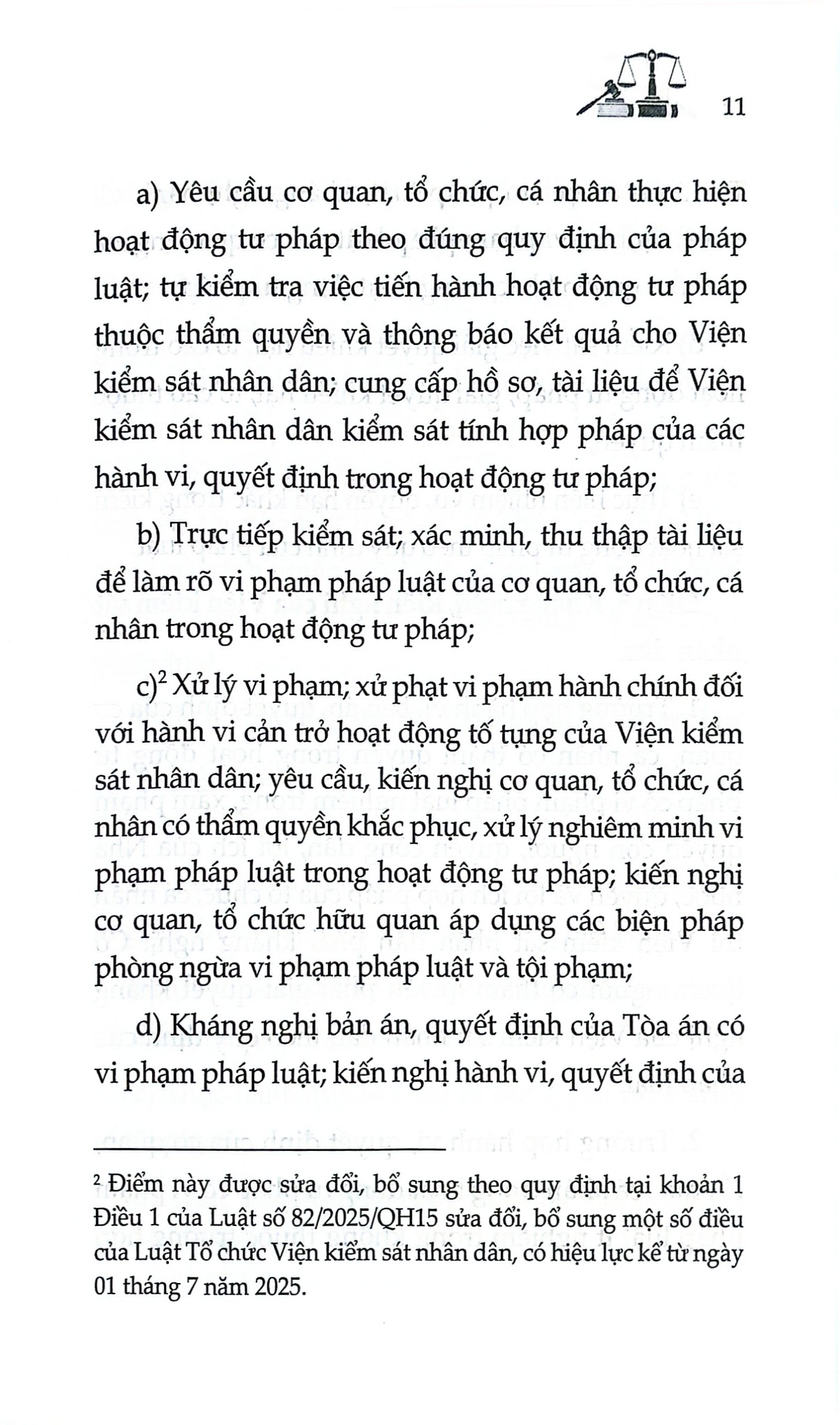 Luật Tổ Chức Viện Kiểm Sát Nhân Dân Năm 2014 ( Sửa Đổi, Bổ Sung Năm 2025) (NXBLĐ) - Quốc Hội