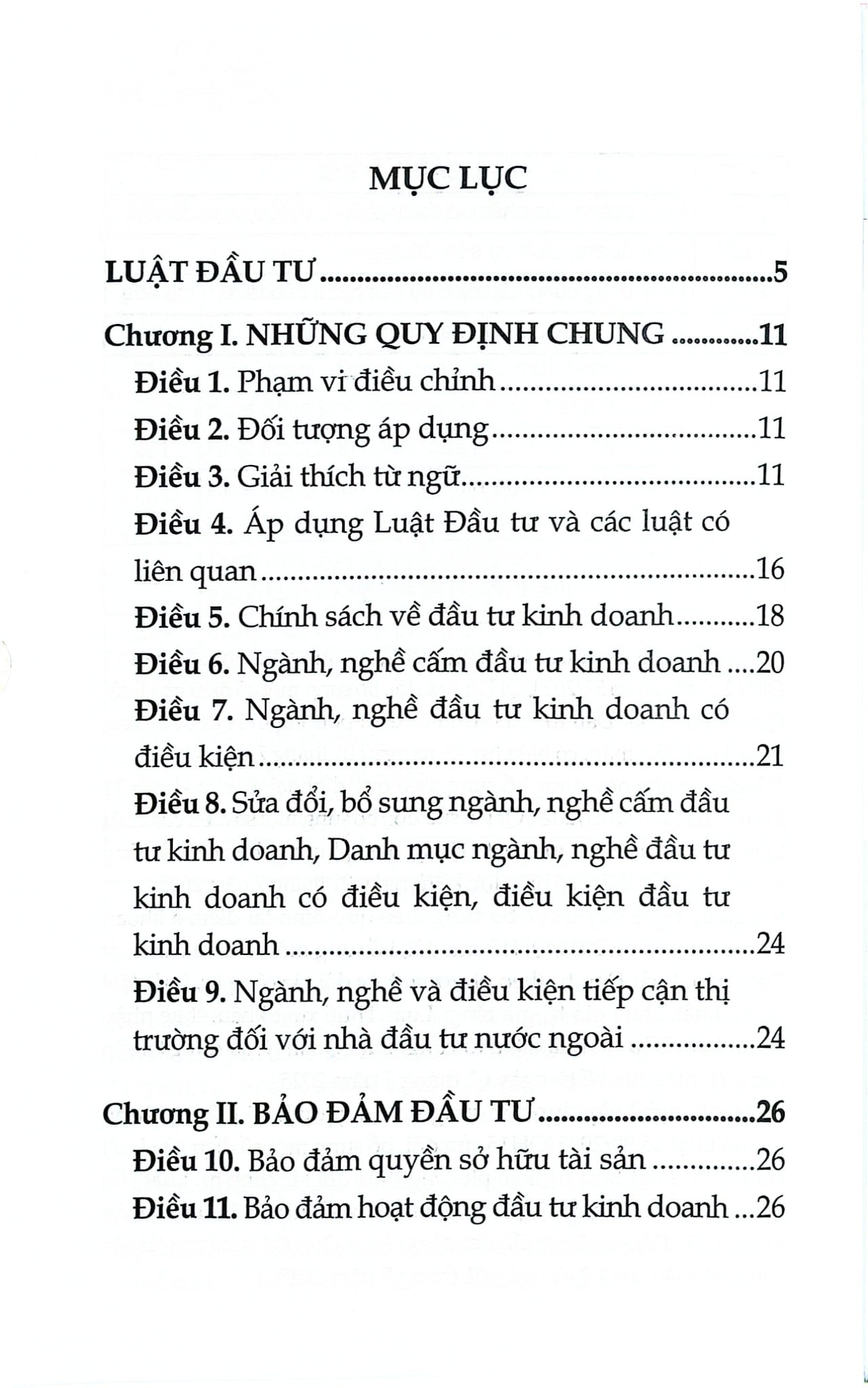 Luật Đầu Tư Năm 2020 ( Sửa Đổi, Bổ Sung Năm 2020,2022,2023,2024,2025) (DH) - Quốc Hội