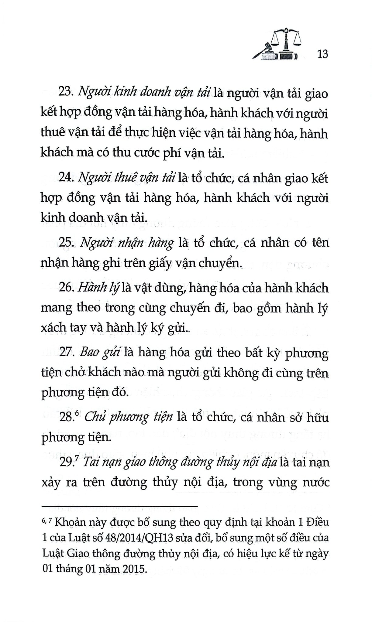 Luật Giao Thông Đường Thủy Nội Địa Năm 2004 ( Sửa Đổi, Bổ Sung Năm 2014,2015,2018,2019,2025) (NXBLĐ) - Quốc Hội
