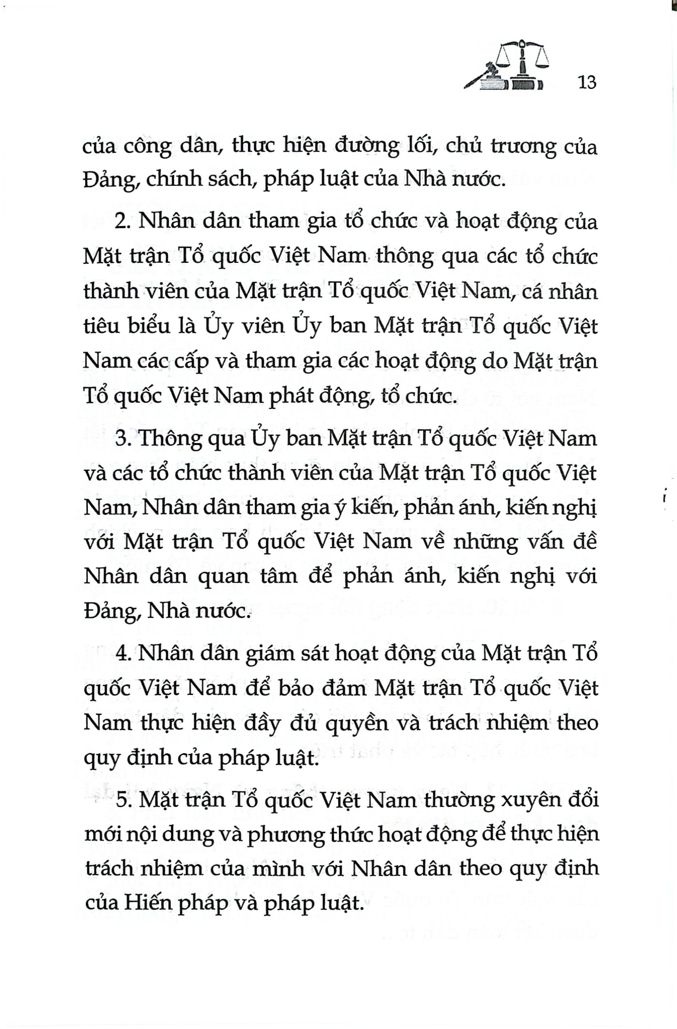 Luật Mặt Trận Tổ Quốc Việt Nam Năm 2015 ( Sửa Đổi, Bổ Sung Năm 2025) (NXBLĐ) - Quốc Hội