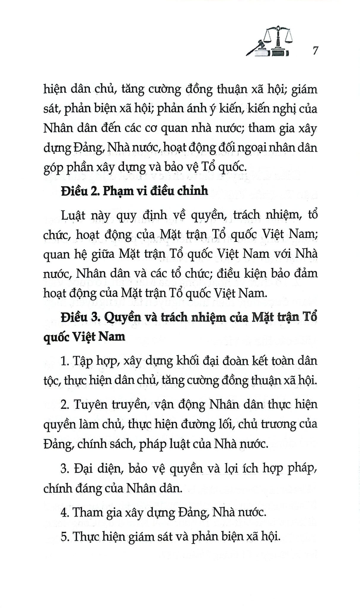 Luật Mặt Trận Tổ Quốc Việt Nam Năm 2015 ( Sửa Đổi, Bổ Sung Năm 2025) (NXBLĐ) - Quốc Hội