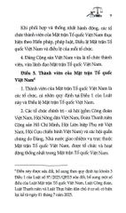 Luật Mặt Trận Tổ Quốc Việt Nam Năm 2015 ( Sửa Đổi, Bổ Sung Năm 2025) (NXBLĐ) - Quốc Hội