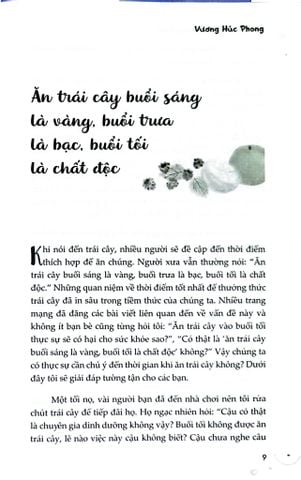  Ăn Trái Cây Phải Đúng Cách - Vương Húc Phong 