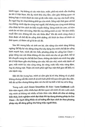  Combo 2 Quyển Green Smoothies - Giảm Cân, Làm Đẹp Da, Tăng Cường Sức Đề Kháng Với 7 Ngày Uống Sinh Tố Xanh + Eat Clean - Ăn Sạch Sống Khỏe - Emma Phạm 