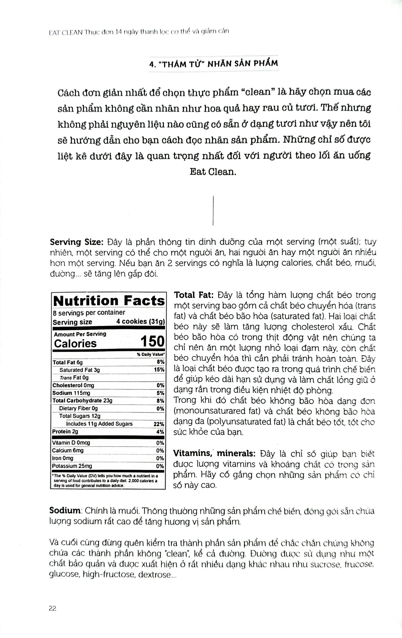 Eat Clean - Thực Đơn 14 Ngày Thanh Lọc Cơ Thể Và Giảm Cân - Health coach Quỳnh Nga, Deto Concept