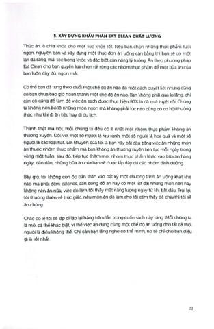 Eat Clean - Thực Đơn 14 Ngày Thanh Lọc Cơ Thể Và Giảm Cân - Health coach Quỳnh Nga, Deto Concept 